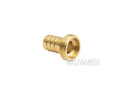 Hadicový násadec bez šestihranu, 13mm, vnější závit G 3/4", 10bar, -10°C/+90°C, mosaz